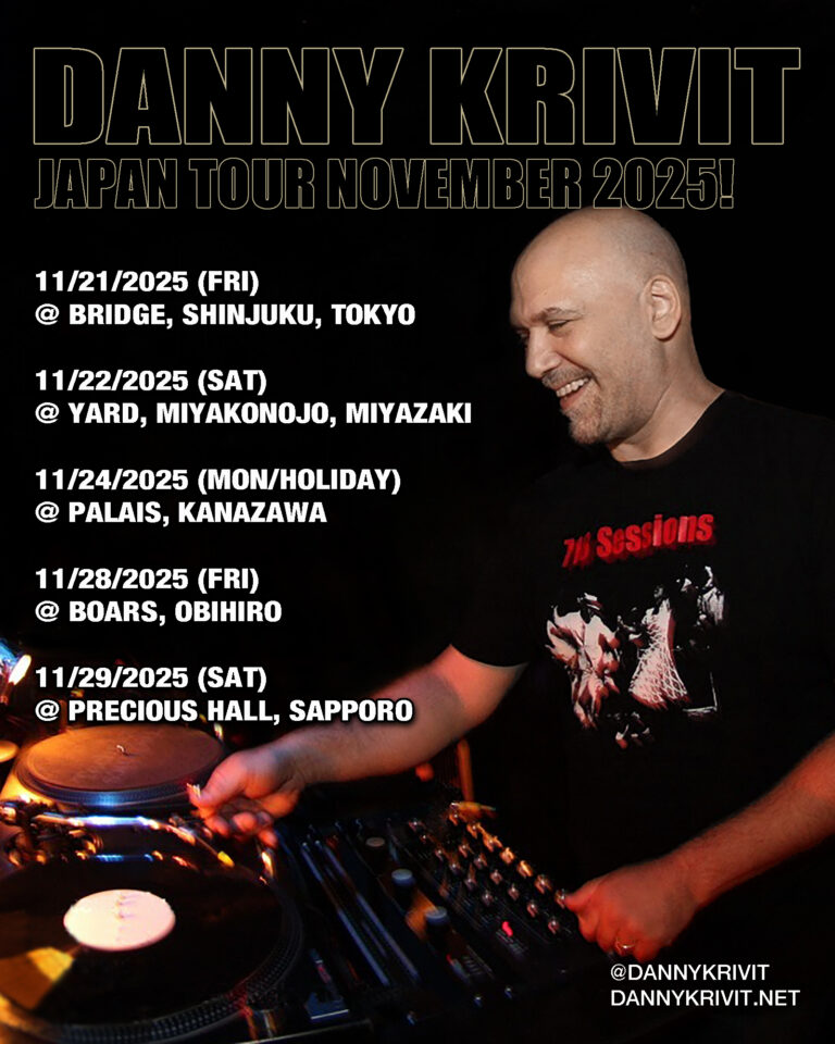 DANNY KRIVIT JAPAN TOUR NOVEMBER 2025